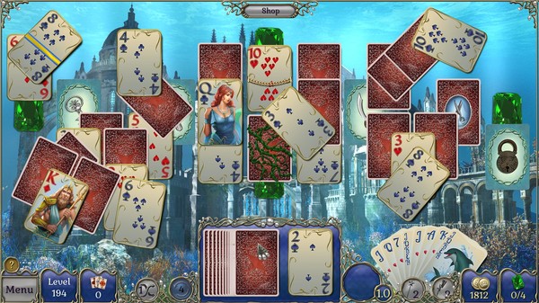 скриншот Jewel Match Atlantis Solitaire - Collector's Edition 4