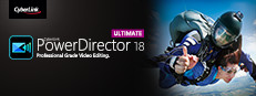 CyberLink PowerDirector 18 Ultimate - Video editing, Video editor, making videos 게임 이미지