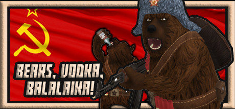 Steam header art for BEARS, VODKA, BALALAIKA! ๐ป
