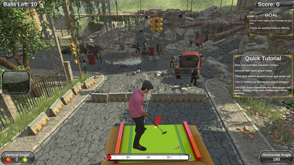 скриншот Zombie Golf 2