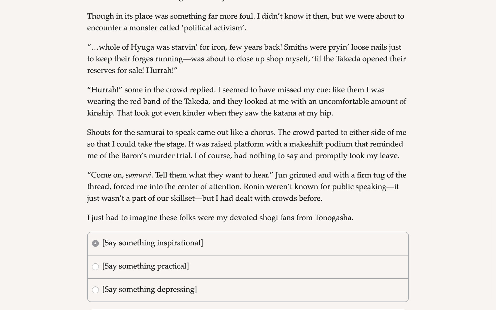 Samurai of Hyuga Book 4 Demo #5