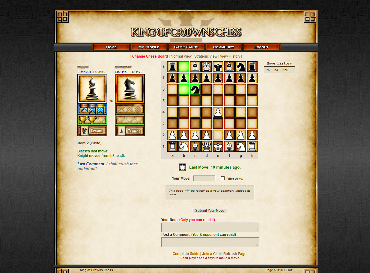 King of Crowns Chess Online Demo #2