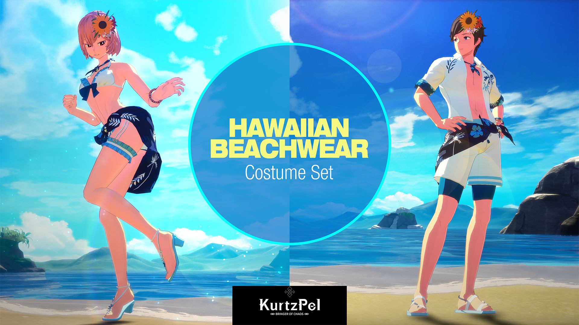 KurtzPel - Hawaiian Beachwear Costume Set #0