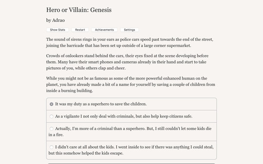 скриншот Hero or Villain: Genesis 4