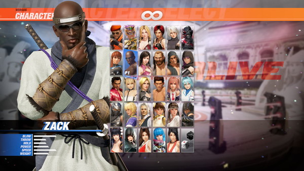 скриншот DOA6 Morphing Ninja Costume - Zack 0