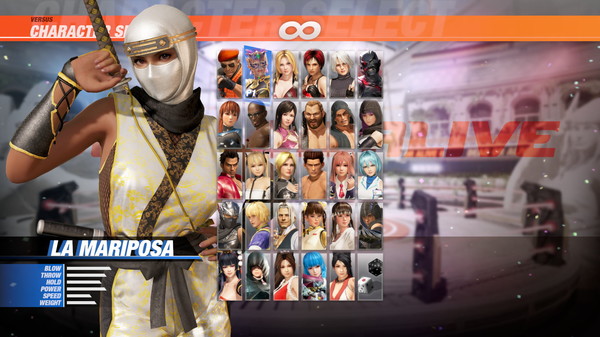 скриншот DOA6 Morphing Ninja Costume - La Mariposa 0