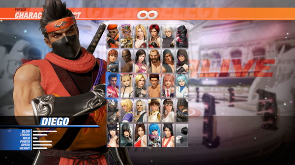 скриншот DOA6 Morphing Ninja Costume - Diego 0