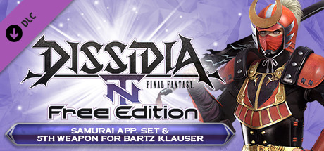 DFF NT: Samurai App. Set & 5th Weapon for Bartz Klauser