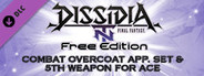 DFF NT: Combat Overcoat App. Set & 5th Weapon for Ace