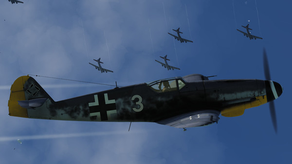 скриншот DCS: Bf 109 K-4 Kurfürst - Jagdflieger Campaign 1