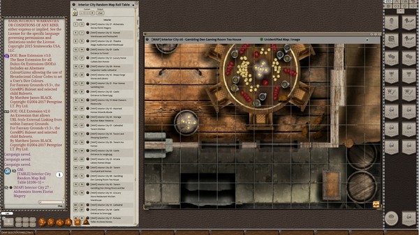 Fantasy Grounds - Meander Map Pack: Interior City (Map Pack)
