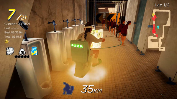 Gekisou! Benza Race -Toilet Shooting Star- game for Linux 1