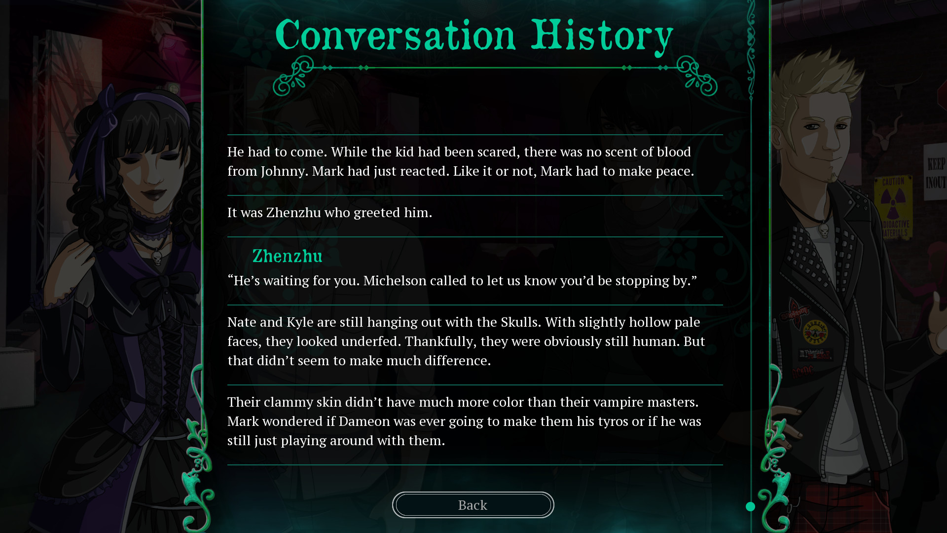 Twice Reborn: a vampire visual novel #5