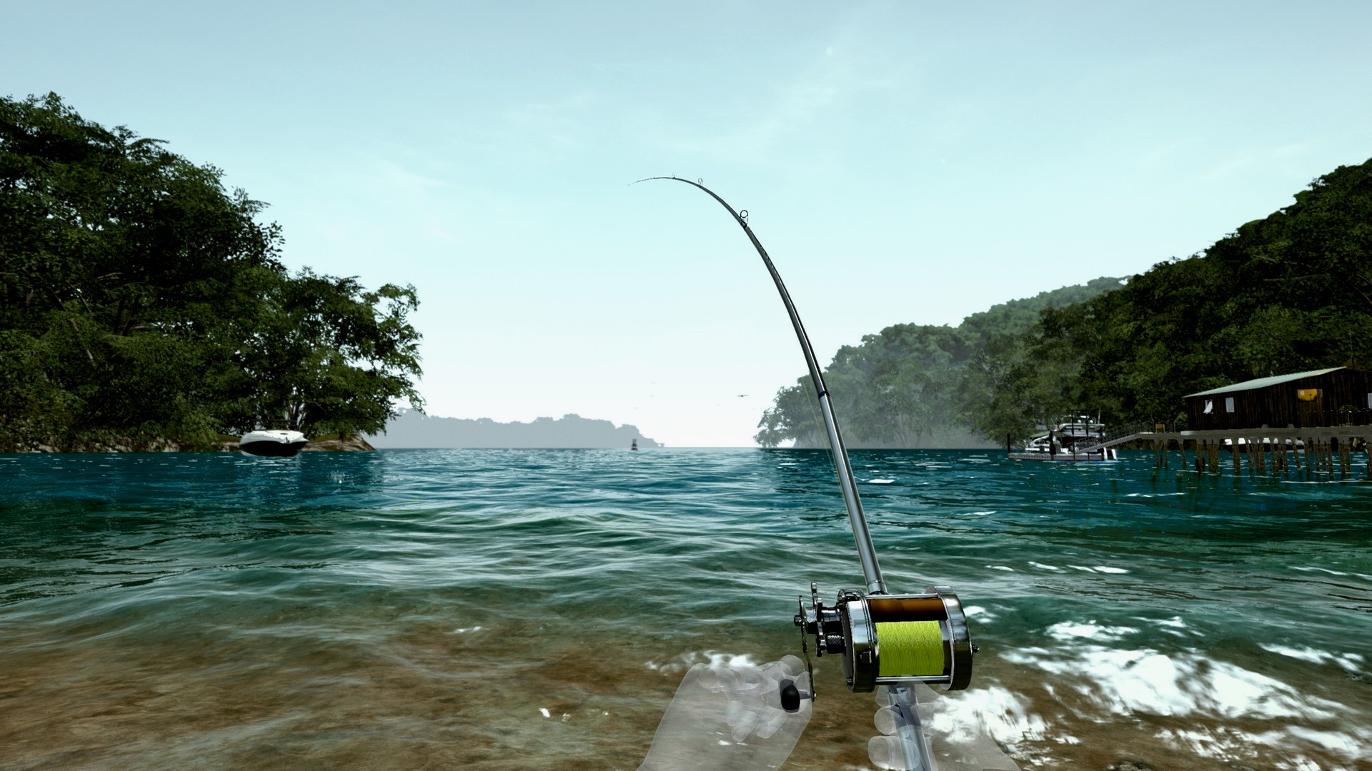 Vr Game Controller Compatible Real Fishing Games, Vr Fishing Rod
