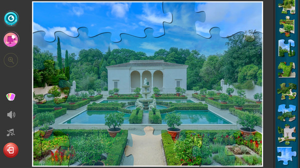 скриншот Gardens Jigsaw Puzzles 1
