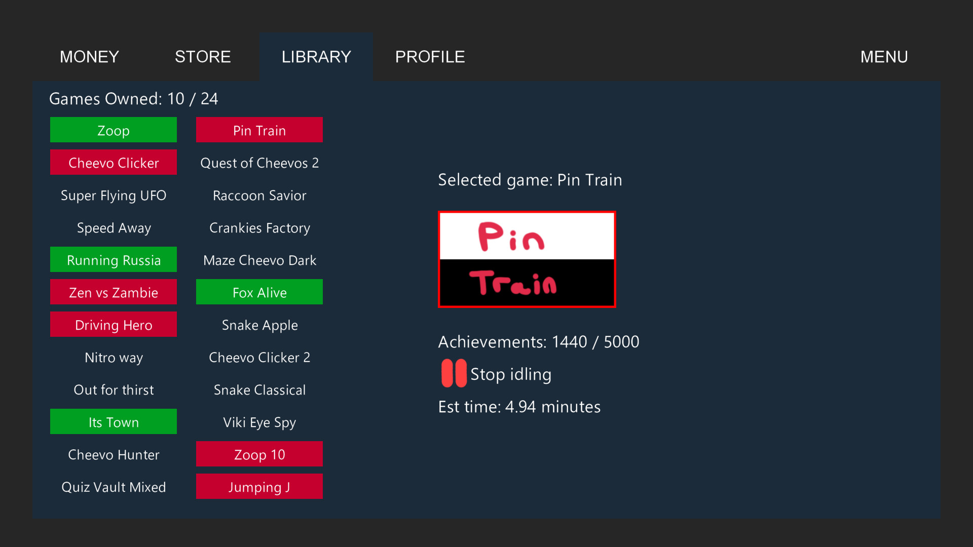 Achievement Simulator Demo #2