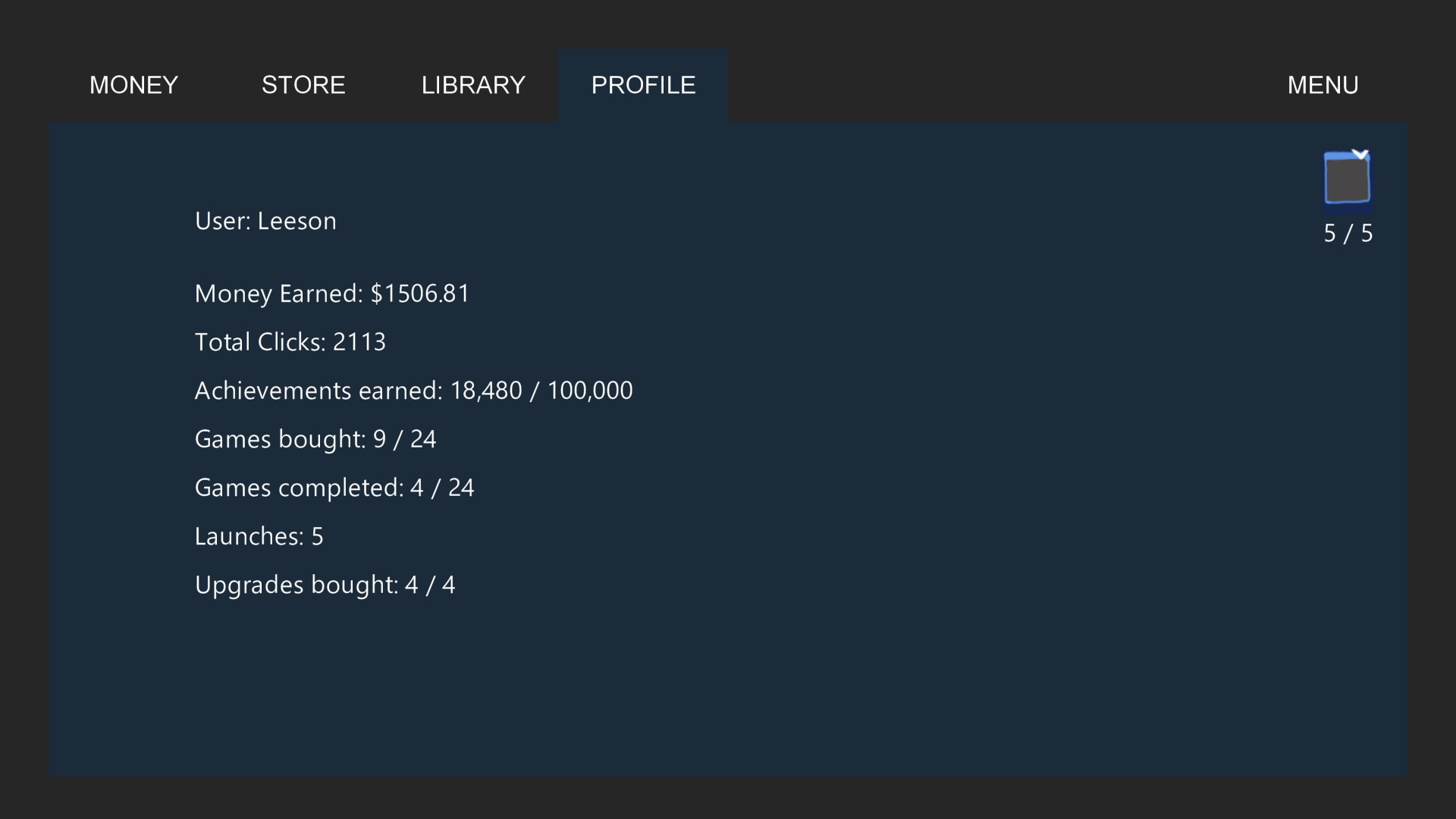 Achievement Simulator Demo #5