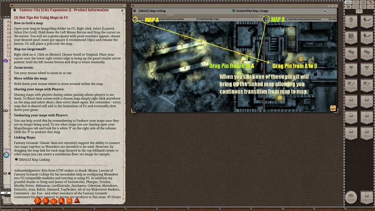 Fantasy Grounds - Meander Map Pack City Expansions I (Map Pack) Featured Screenshot #1