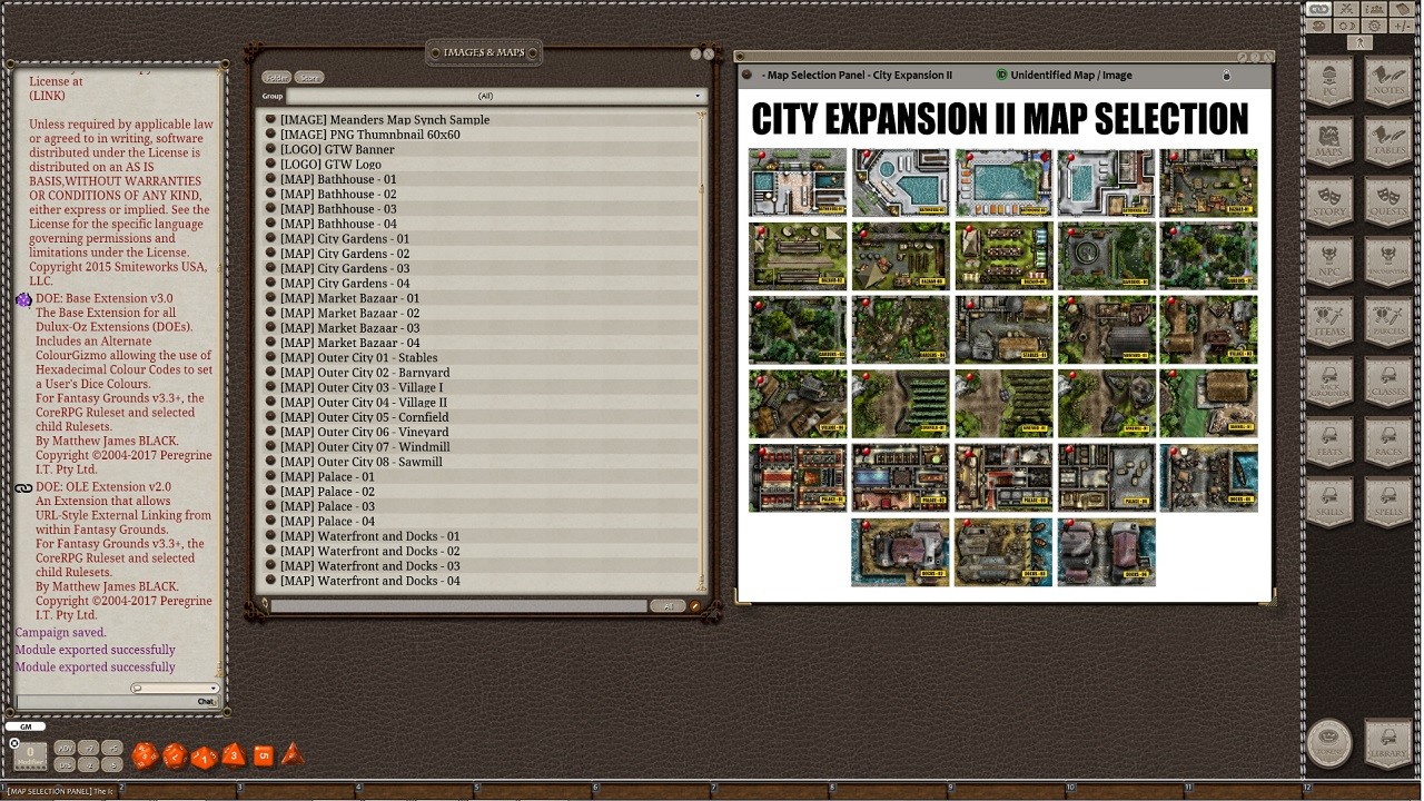 Save 25 On Fantasy Grounds Meander Map Pack City Expansions Ii Map Pack On Steam