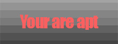 You are apt 게임 이미지