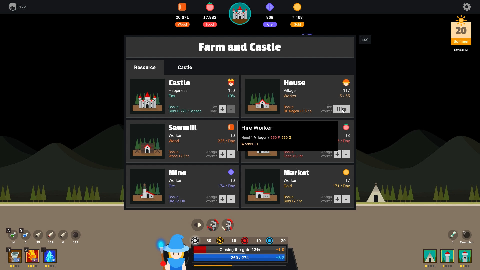 The Defender: Farm and Castle 2 screenshot 1