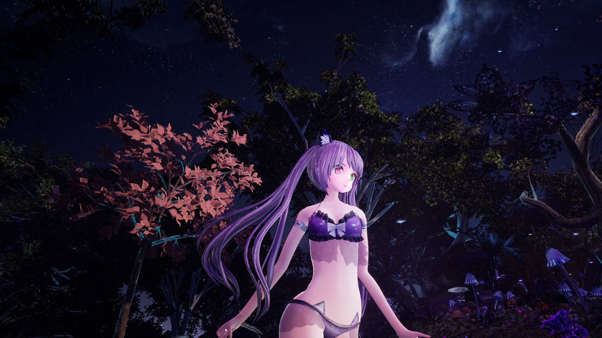 Mysteria~Occult Shadows~Black silk Sleepwear screenshot screenshot 4