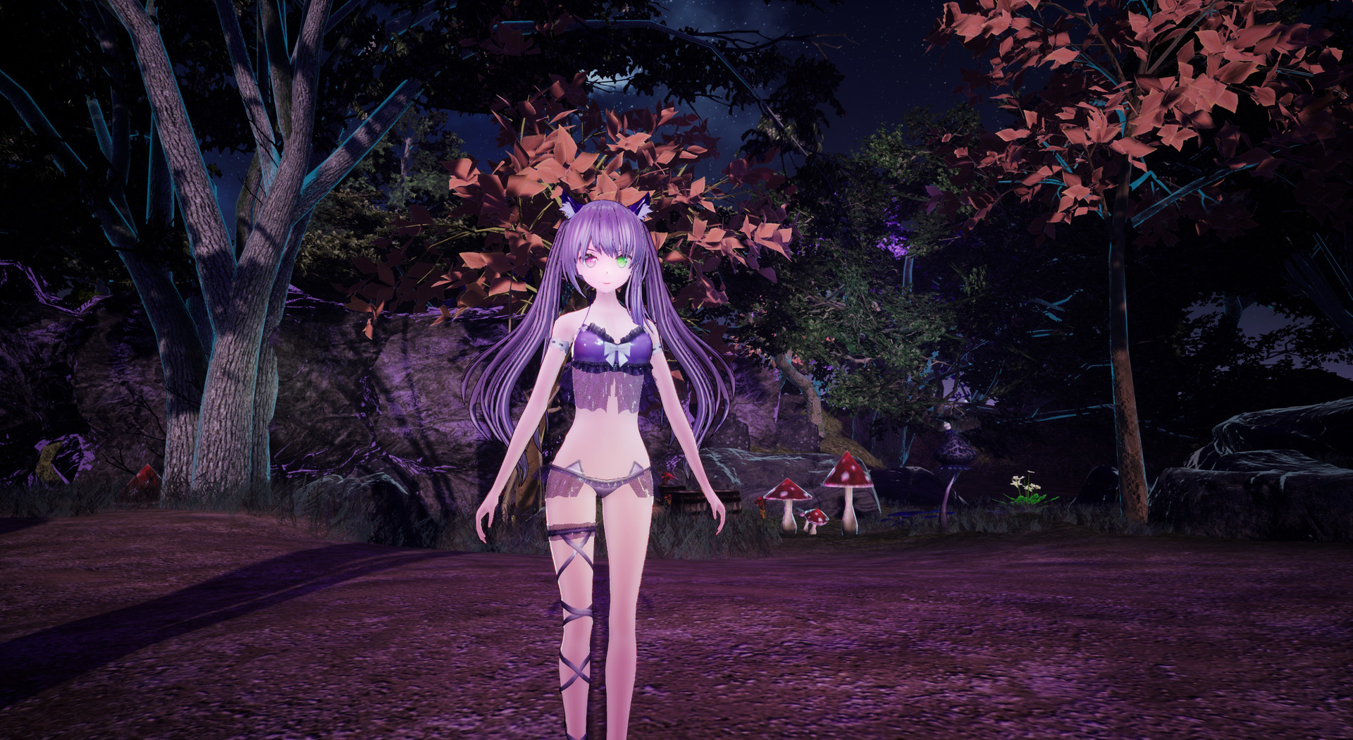 Mysteria~Occult Shadows~Black silk Sleepwear screenshot screenshot 5