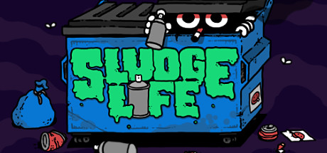Steam header art for SLUDGE LIFE
