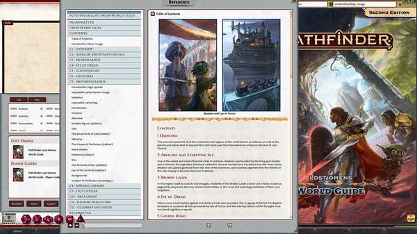 скриншот Fantasy Grounds - Pathfinder Lost Omens World Guide (PFRPG2) 1