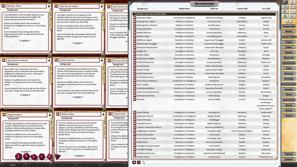 скриншот Fantasy Grounds - Pathfinder Lost Omens World Guide (PFRPG2) 0