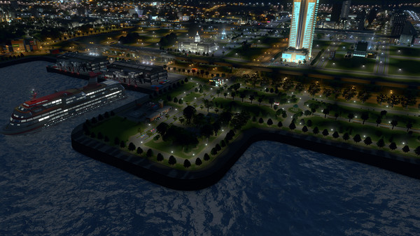 скриншот Cities: Skylines - Sunset Harbor 0