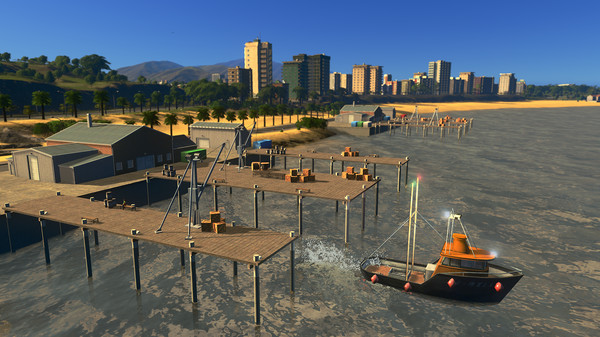 скриншот Cities: Skylines - Sunset Harbor 2