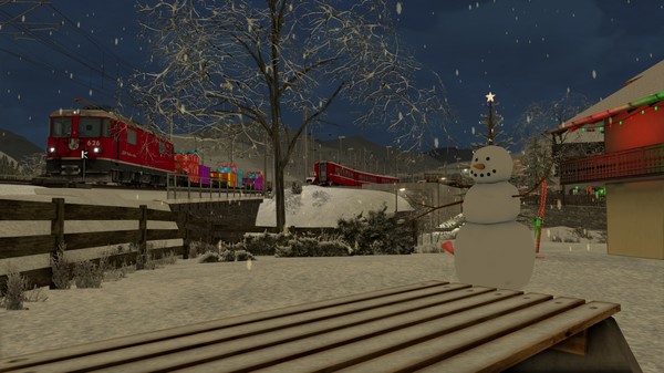 скриншот TS Marketplace: Surselva Line Christmas Scenario Pack 3