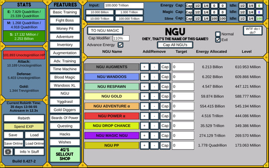 NGU IDLE скриншот