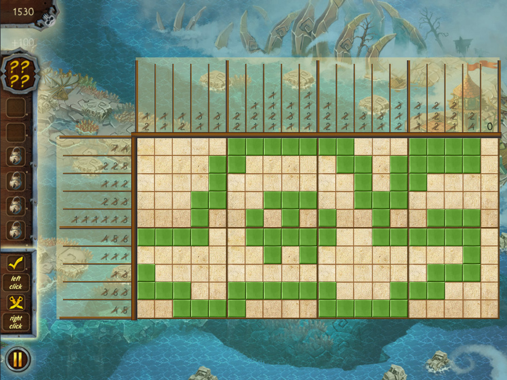 Griddlers Legend Of The Pirates screenshot 1