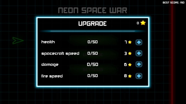 скриншот NEON SPACE WAR 5