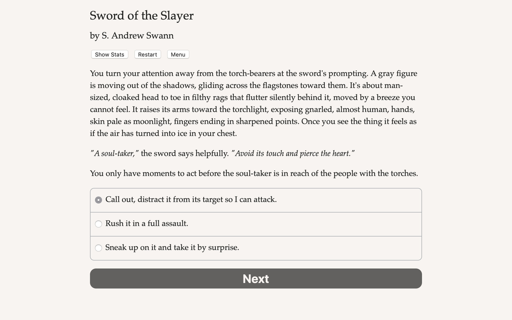 Sword of the Slayer Demo #0