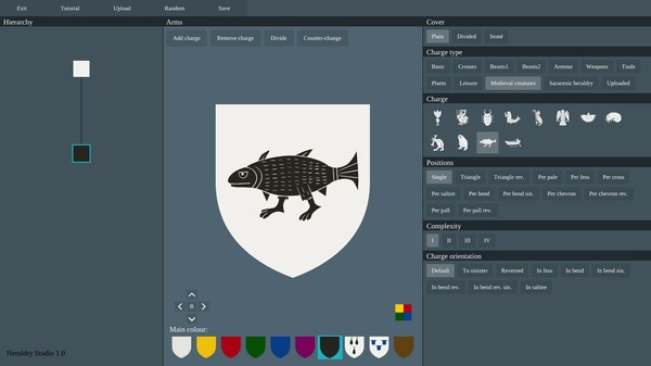 Heraldry Studiofor windows and Linux 1