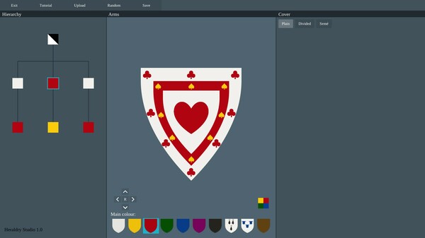 Heraldry Studio game for Linux 1