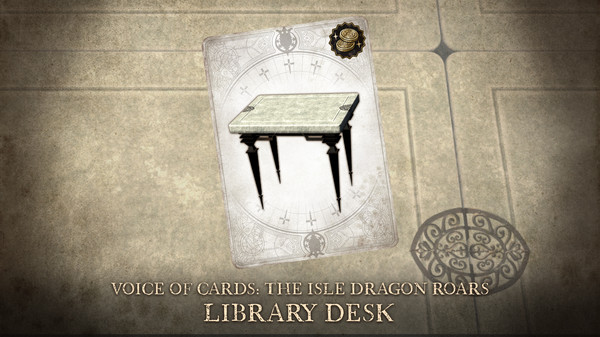 Скриншот из Voice of Cards: The Isle Dragon Roars Library Desk