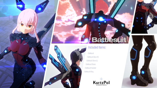 скриншот KurtzPel - Battlesuit Outfit Set 1