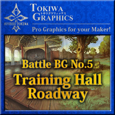 RPG Maker MV - TOKIWA GRAPHICS Battle BG No.5 Training Hall/Roadway #0