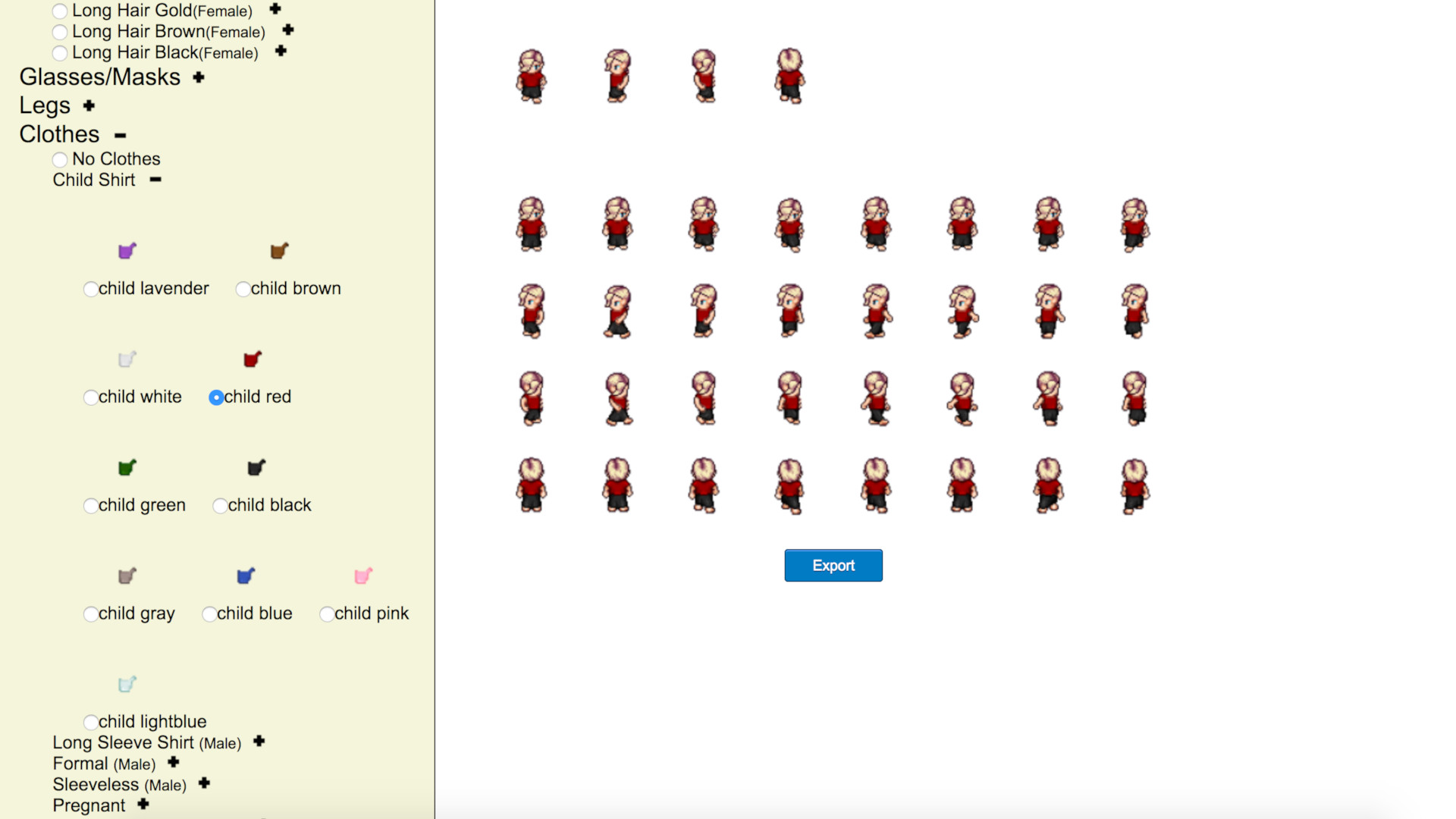 Universal Lpc Sprite Sheet : Universal lpc sprite sheet character ...