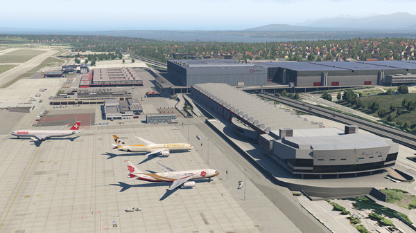 скриншот X-Plane 11 - Add-on: Aerosoft - Airport Genf 4
