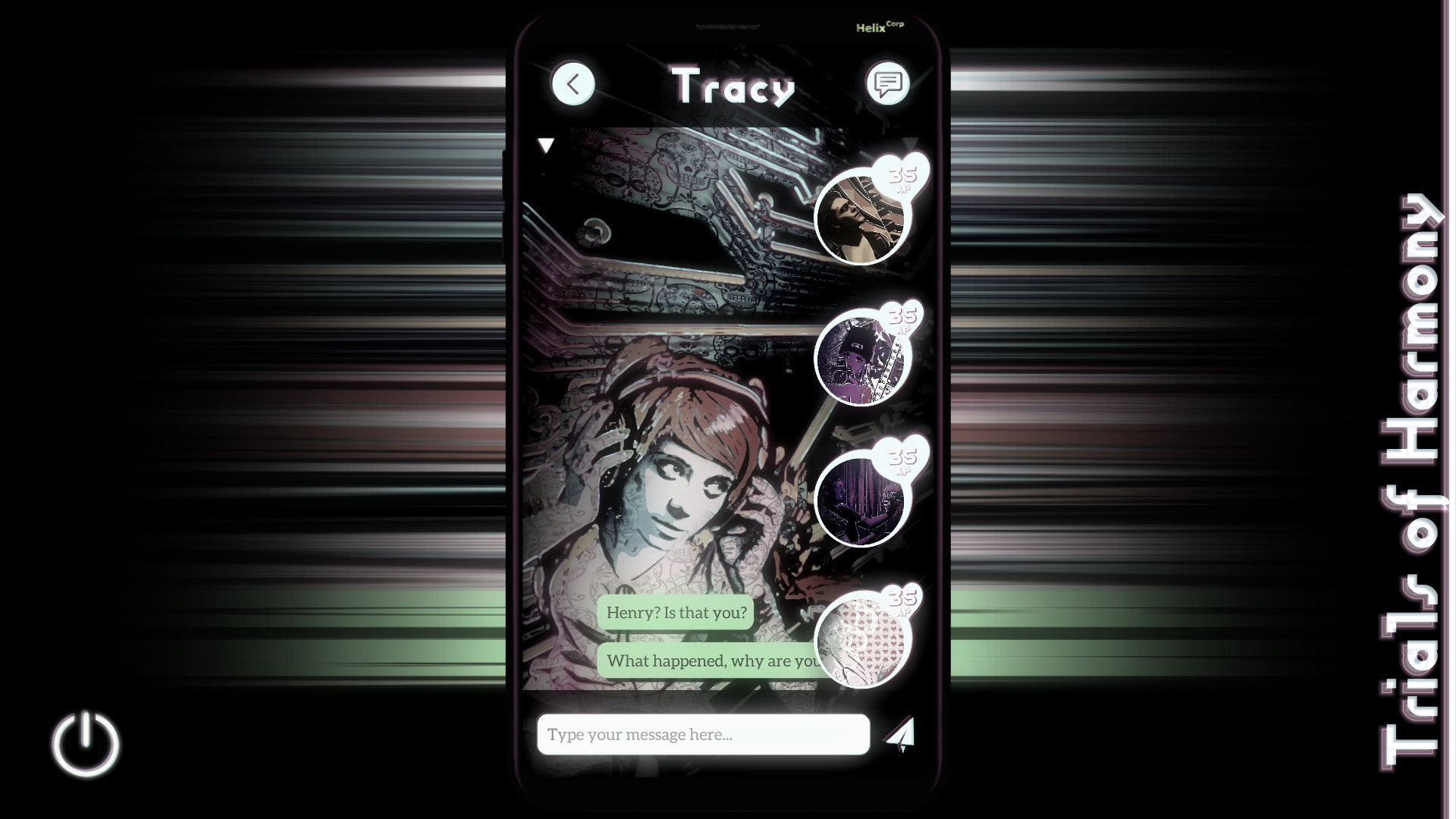 Trials of Harmony ~ A Found Phone Mystery Visual Novel #2