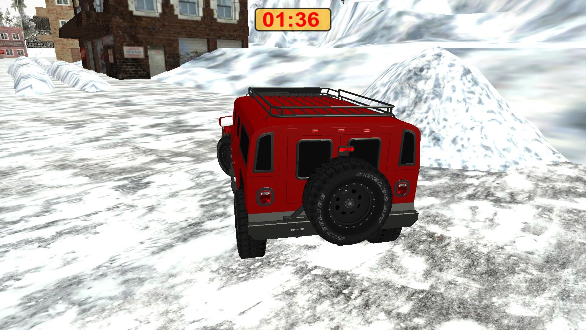Despejo Off Road Snow Hill Jogos de simulador de condução de