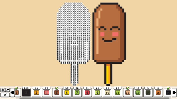 скриншот Coloring Pixels - Food Pack 3