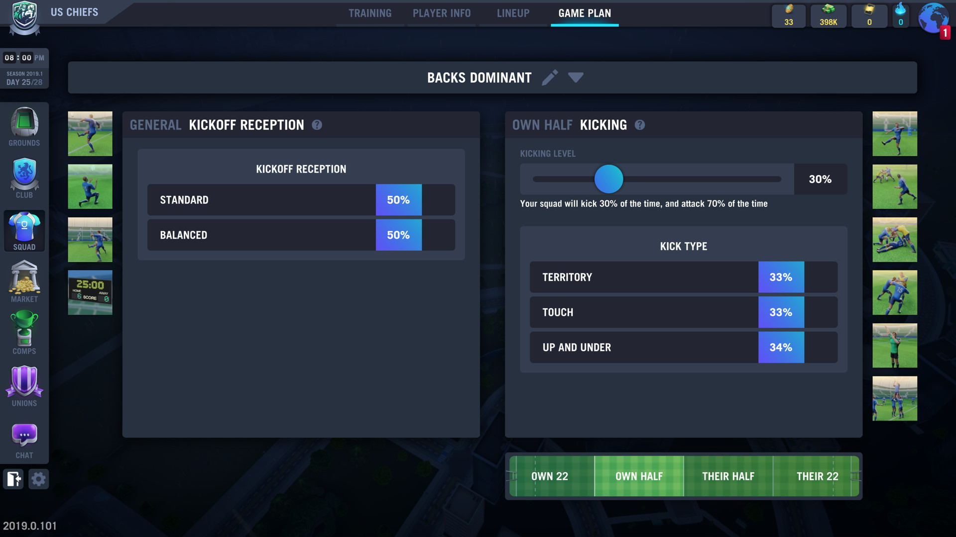 Blackout Rugby Manager screenshot thumbnail screenshot 6