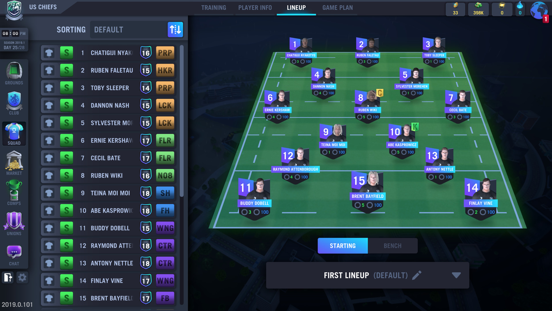 Blackout Rugby Manager screenshot thumbnail screenshot 2