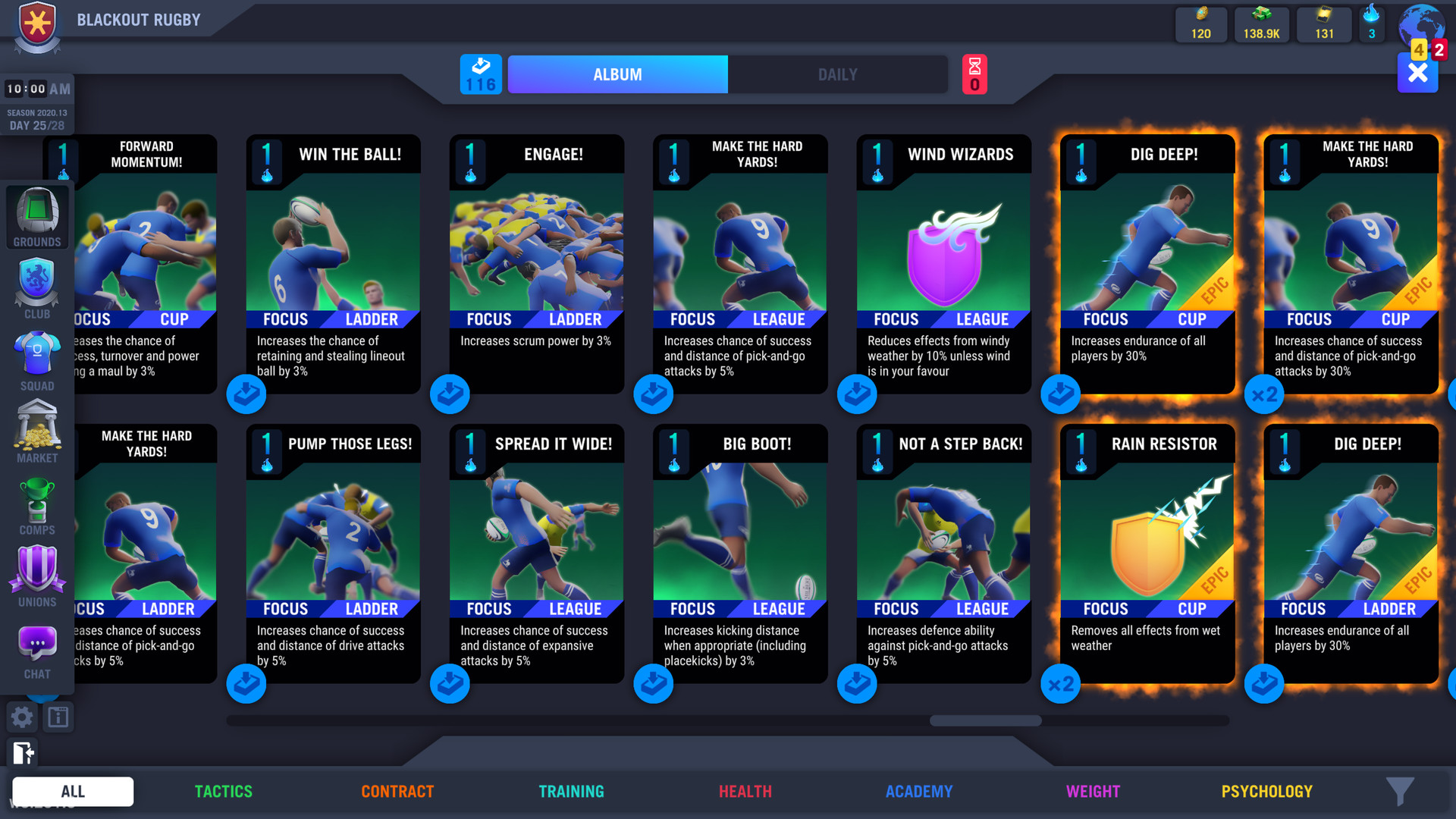 Blackout Rugby Manager screenshot thumbnail screenshot 3